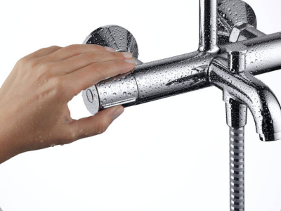 HansGrohe Vernis Blend Duş Kolonu 200 1Jet, Banyo Termostatı İle - 26274000 - 2