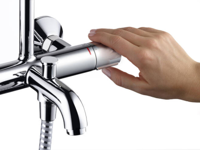 HansGrohe Vernis Blend Duş Kolonu 200 1Jet, Banyo Termostatı İle - 26274000 - 3