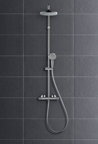 HansGrohe Vernis Blend Duş Kolonu 200 1Jet, Termostat İle - 26276000 - Hansgrohe (1)