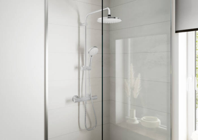 HansGrohe Vernis Blend Duş Kolonu 200 1Jet, Termostat İle - 26276000 - 3