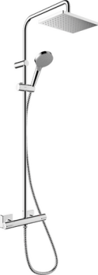 HansGrohe Vernis Shape Duş Kolonu 230 1Jet, Termostat İle - 26286000 - 1
