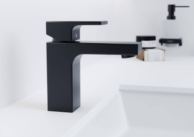 HansGrohe Vernis Shape Tek Kollu Lavabo Bataryası 100 Kumandalı - 71561670 - 2