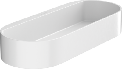 Hansgrohe WallStoris Depolama Rafı Satin Beyaz - 27913700 - 1