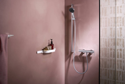 Hansgrohe WallStoris Depolama Rafı Satin Beyaz - 27913700 - 2