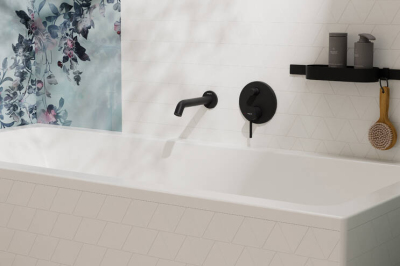 Hansgrohe WallStoris Duş Paketi Satin Siyah - 27967670 - 2
