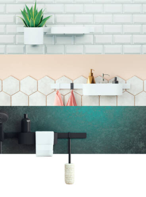 Hansgrohe WallStoris Duvar Barı 50 cm Satin Beyaz - 27902700 - 2