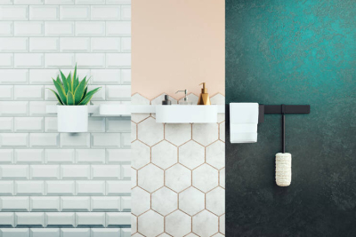 Hansgrohe WallStoris Duvar Barı 50 cm Satin Siyah - 27902670 - 2