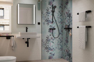 Hansgrohe WallStoris Duvar Barı 50 cm Satin Siyah - 27902670 - 3