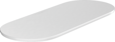 Hansgrohe WallStoris Kapak Depolama Rafı İçin Satin Beyaz - 27925700 - 1