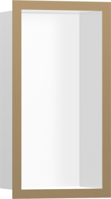 HansGrohe Xtrastoris Individual Duvar Nişi Satin Beyaz Tasarım Çerçeveli 300/150/100 - 56096140 - 1