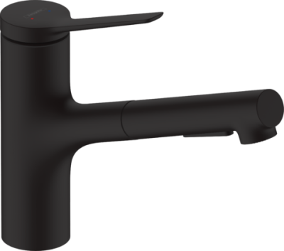HansGrohe Zesis M33 Tek Kollu Eviye Bataryası, 150, Çekilebilir El Duşu,2Jet, Sbox Lite - 74803670 - 1