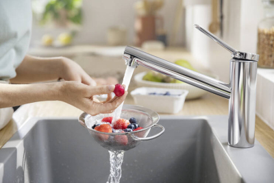 HansGrohe Zesis M33 Tek Kollu Eviye Bataryası, 150, Coolstart, Ecosmart, 1Jet - 74813000 - 2