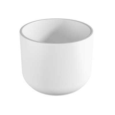 İsvea Allegro Tezgah Üstü Monoblok Lavabo Mat Beyaz, 42 Cm - 2