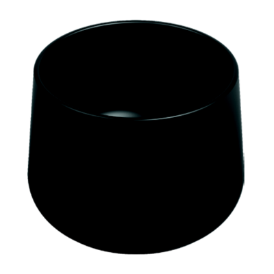İsvea Allegro Tezgah Üstü Monoblok Lavabo Mat Siyah, 42 Cm - 2