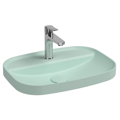 İsvea Infinity Inset Tezgah Üstü Lavabo Mint, 55 Cm - 3