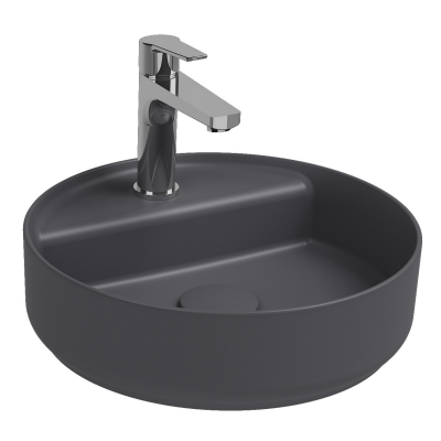 İsvea Infinity Tezgah Üstü Lavabo Antrasit, 42 Cm - 2