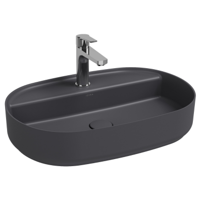 İsvea Infinity Tezgah Üstü Lavabo Antrasit, 60 Cm - 5