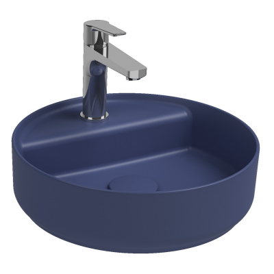 İsvea Infinity Tezgah Üstü Lavabo Mavi, 42 Cm - 3