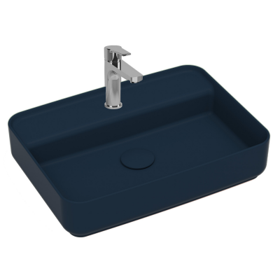 İsvea Infinity Tezgah Üstü Lavabo Mavi, 55 Cm - 3