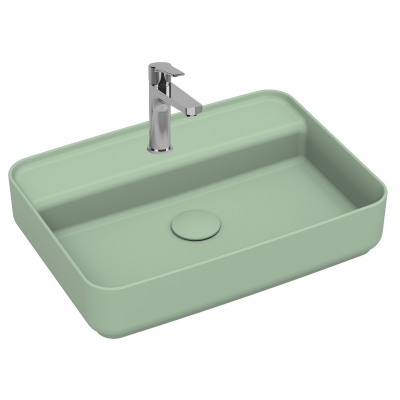 İsvea Infinity Tezgah Üstü Lavabo Mint, 55 Cm - 2