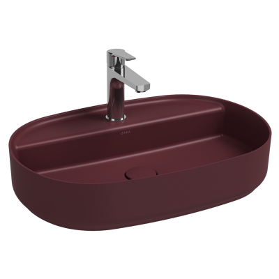 İsvea Infinity Tezgah Üstü Lavabo Rustik Bordo, 60 Cm - 5