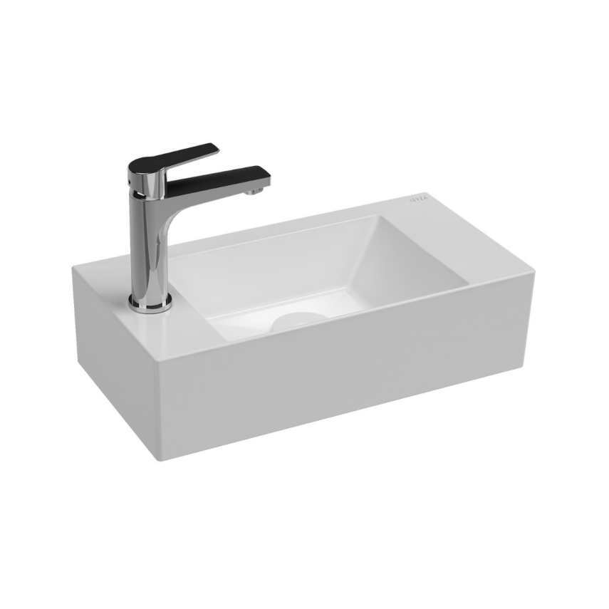 İsvea Sistema Compacto Dar Lavabo Beyaz, 51 X 25 Cm - İsvea