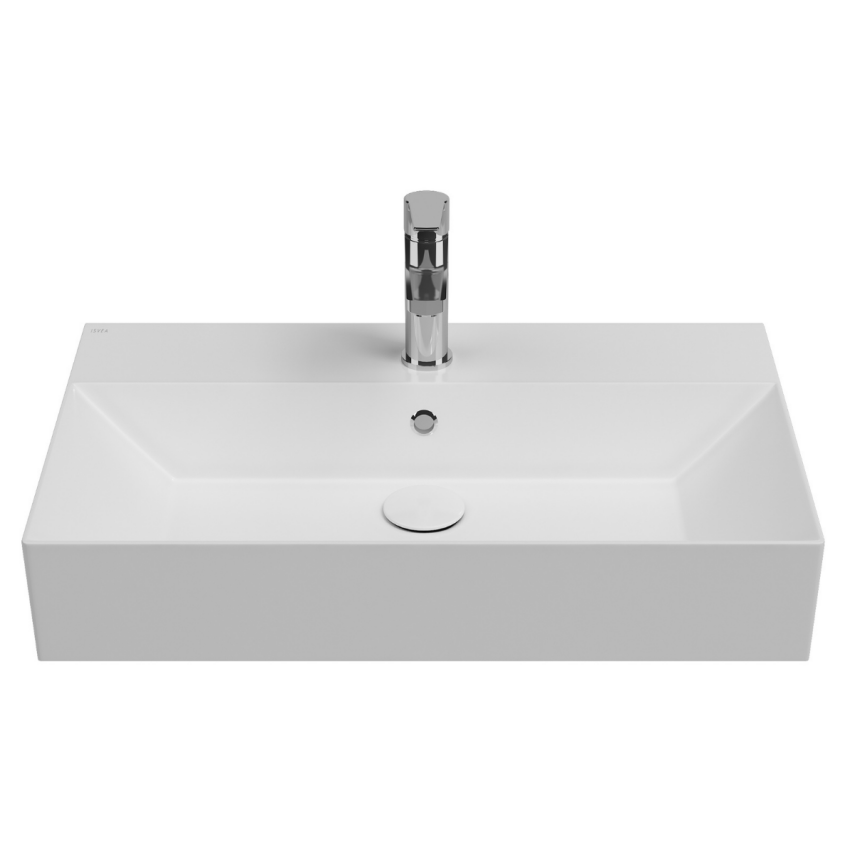 İsvea Sistema Tezgah Üstü Lavabo Beyaz, 70 Cm - İsvea