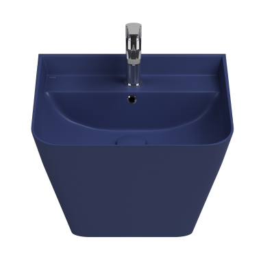 İsvea SOTT'aqua Asma Monoblok Lavabo Mavi, 50 Cm - 4