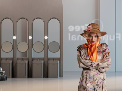 Lucco Allecra Tezgah Üstü Lavabo 55 cm, Mat Latte - 2