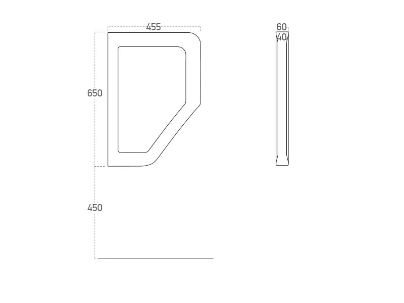 Lucco Avva Pisuvar Ara Bölme, Mat Beyaz - Lucco (1)