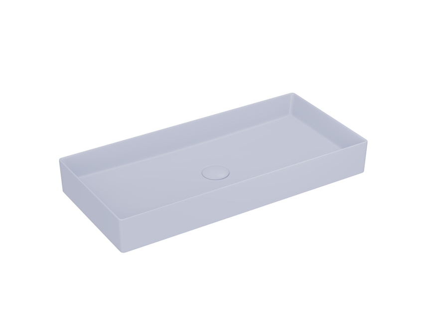 Lucco Balance Çanak Lavabo 75 cm, Mat Buz Mavi - Lucco
