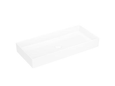 Lucco Balance Çanak Lavabo 75 cm, Parlak Beyaz - 1