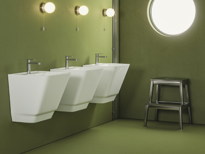 Lucco Bello Asma Monoblok Lavabo 52 cm, Parlak Beyaz - 2