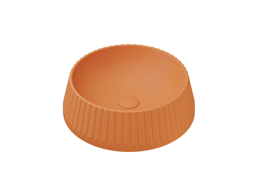 Lucco Deep Çanak Lavabo 40 cm, Mat turuncu - Lucco