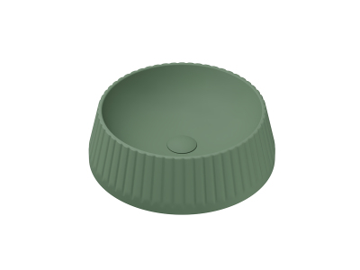 Lucco Deep Çanak Lavabo 40 cm, Mat Yeşil - 1