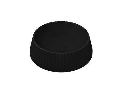 Lucco Deep Çanak Lavabo 40 cm, Parlak Siyah - 1