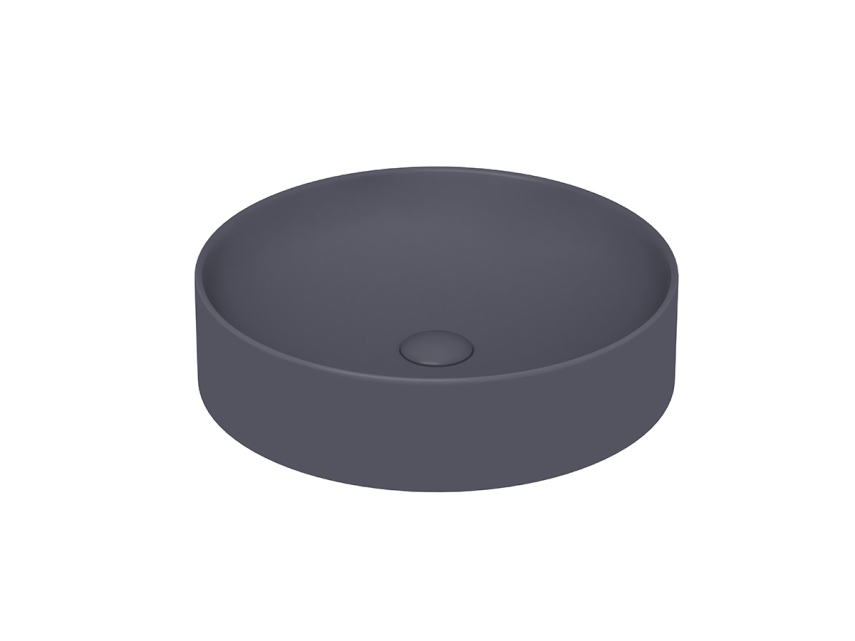 Lucco Lucente Çanak Lavabo 43 cm, Mat Antrasit - Lucco