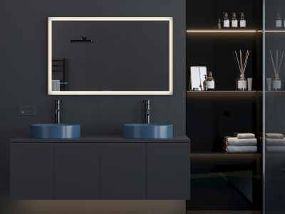 Lucco Lucente Çanak Lavabo 43 cm, Mat Petrol Mavi - 3