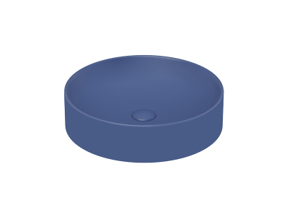 Lucco Lucente Çanak Lavabo 43 cm, Mat Petrol Mavi - 1