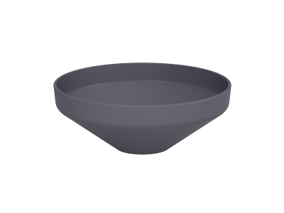 Lucco Luci Çanak Lavabo 40 cm, Mat Antrasit - 1