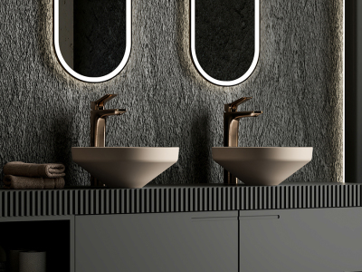 Lucco Luci Çanak Lavabo 40 cm, Mat Latte - 2