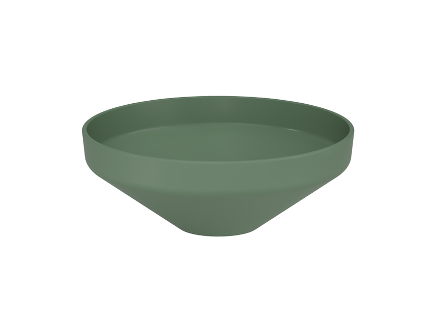 Lucco Luci Çanak Lavabo 40 cm, Mat Yeşil - Lucco