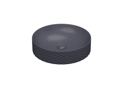 Lucco Siena Çanak Lavabo 44 cm, Mat Antrasit - 1