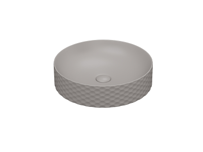Lucco Siena Çanak Lavabo 44 cm, Mat Latte - 1
