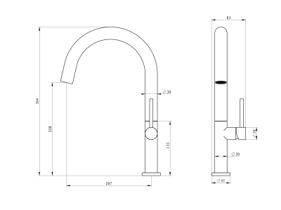 Newarc Bold Eviye Bataryası Fırçalı Nikel - 2