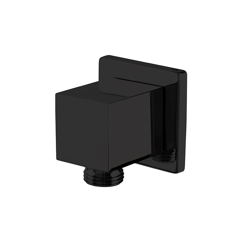 Newarc Corner Duvardan Duş Çıkış Gagası Siyah - Newarc