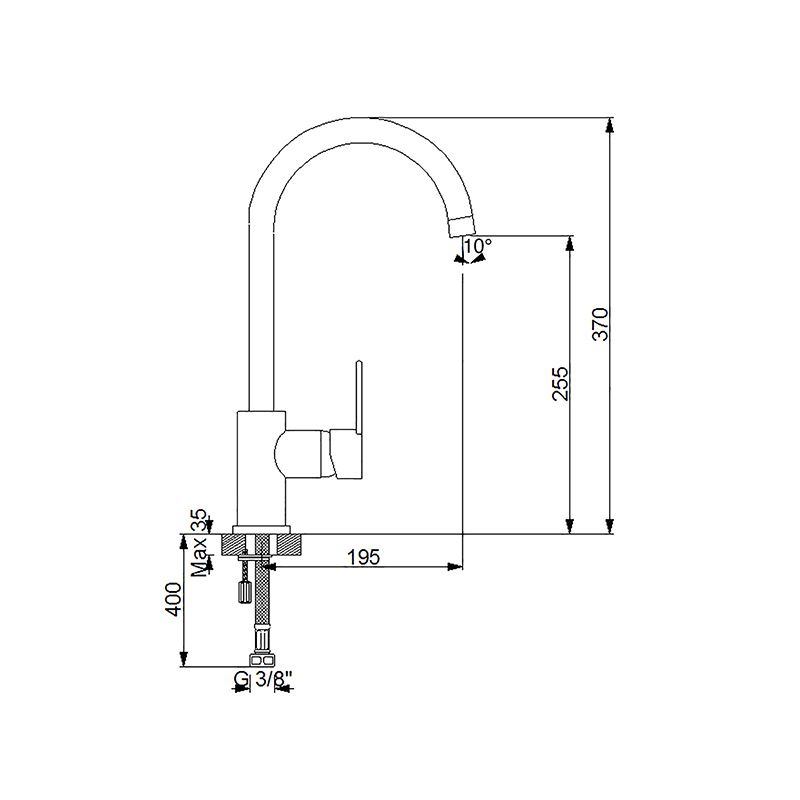 Newarc Domino Silikonlu Gri Eviye Bataryası - Newarc (1)