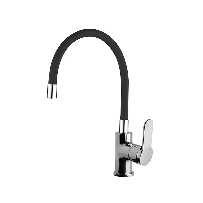 Newarc Domino Silikonlu Siyah Eviye Bataryası - Newarc