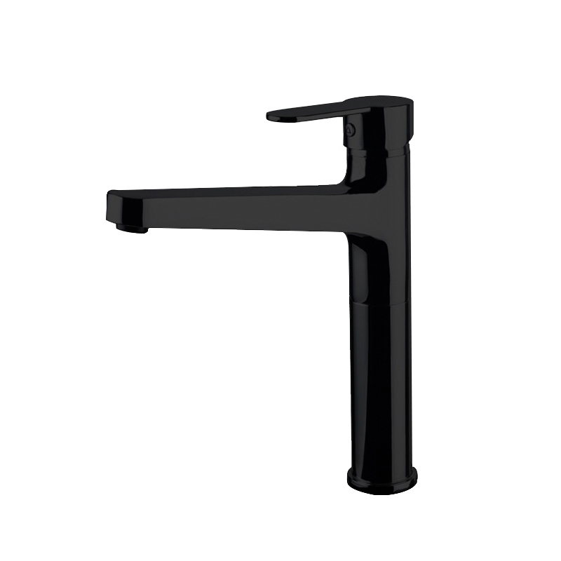 Newarc Domino Siyah Çanak Tipi Lavabo Bataryası - Newarc