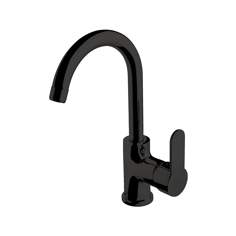 Newarc Domino Siyah Dönerli Lavabo Bataryası - Newarc